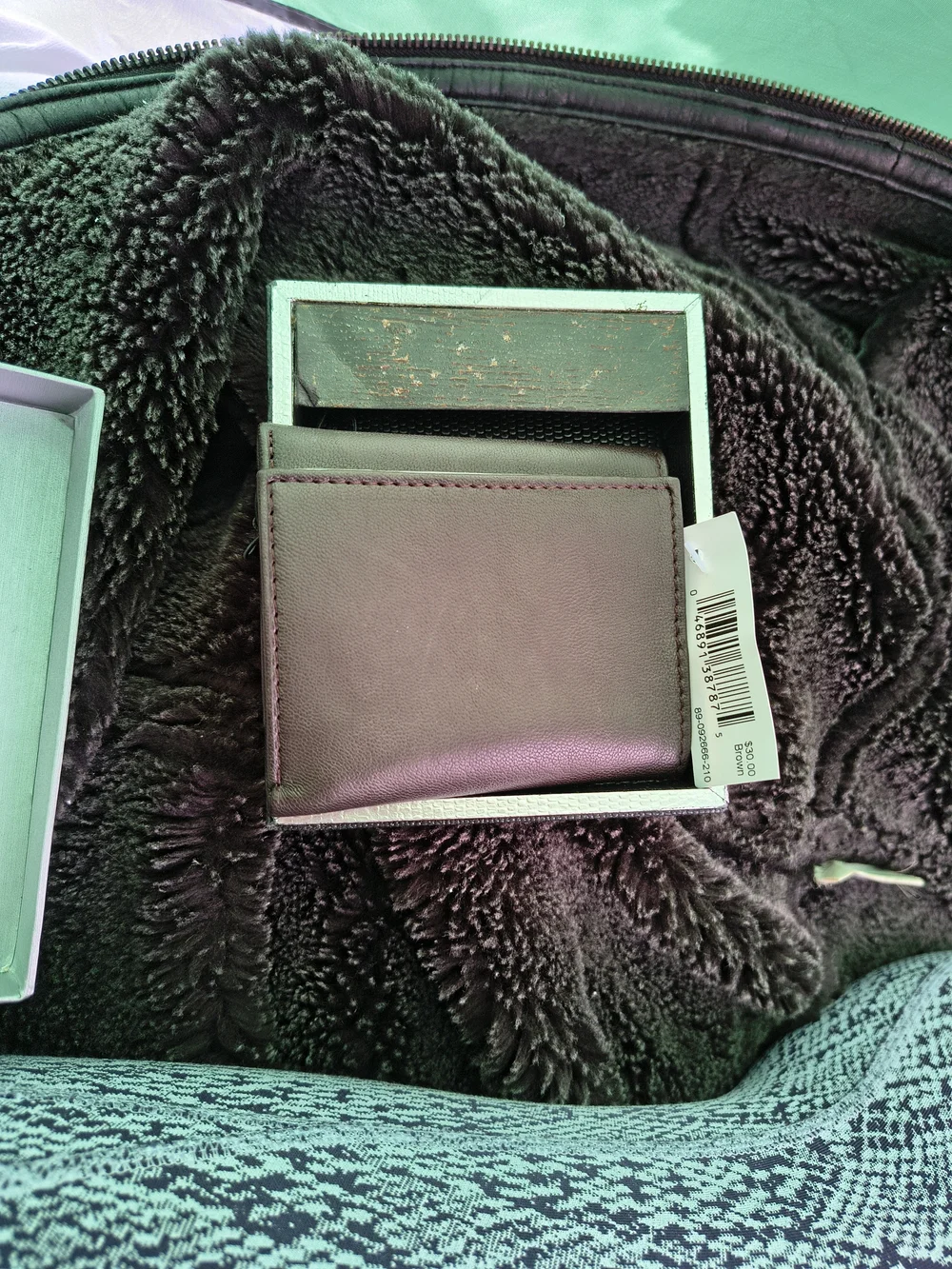 Rolfs Brown Leather Money Clip Wallet